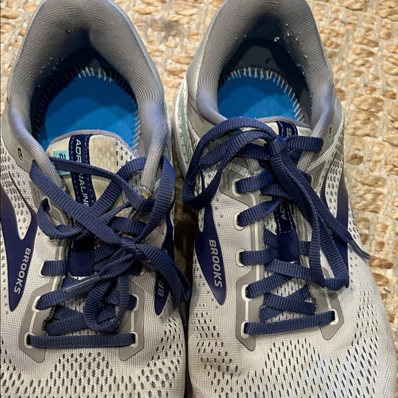 Brooks Gray and Navy Athletic Sneakers - Picture 7 of 9